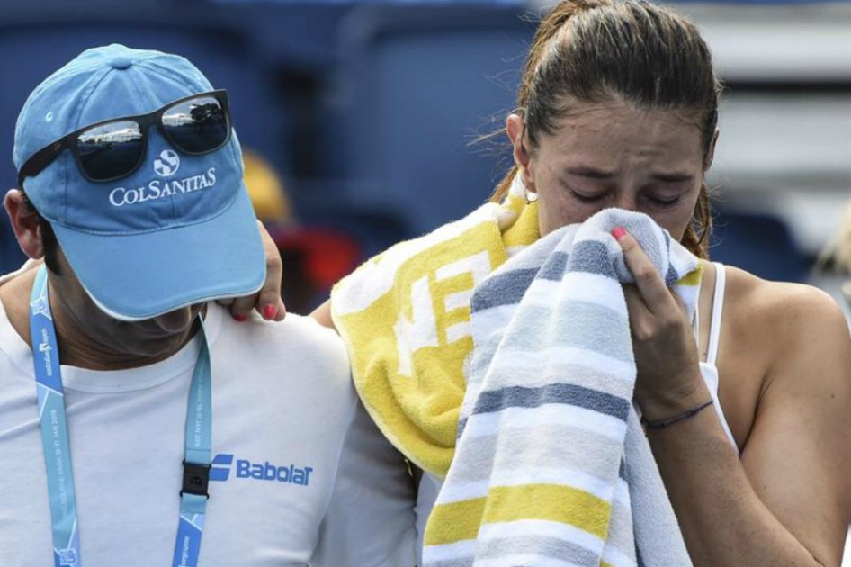 Mariana Duque se retira en primera ronda del Abierto de Australia