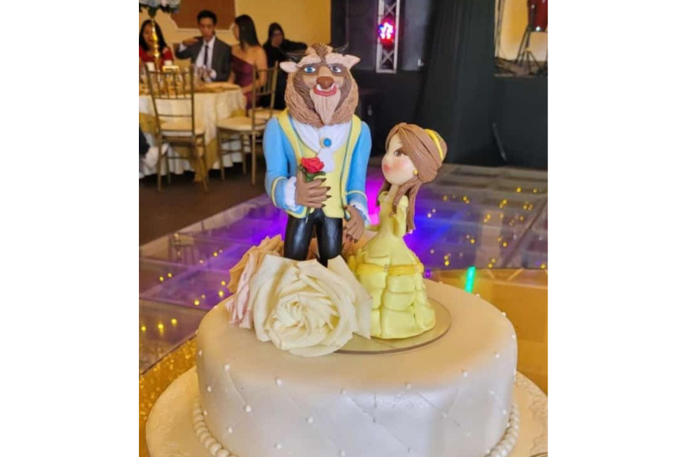 Torta de matrimonio de Roy Barreras y Claudia González.