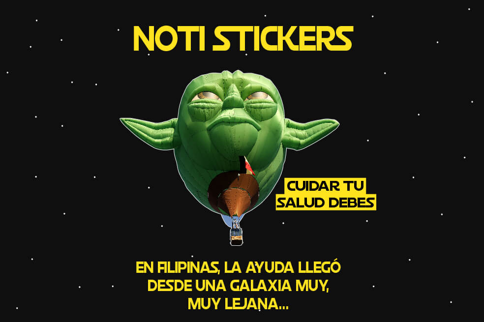 Noti Stickers: fanáticos de Star Wars ayudan a mantener el confinamiento en Filipinas