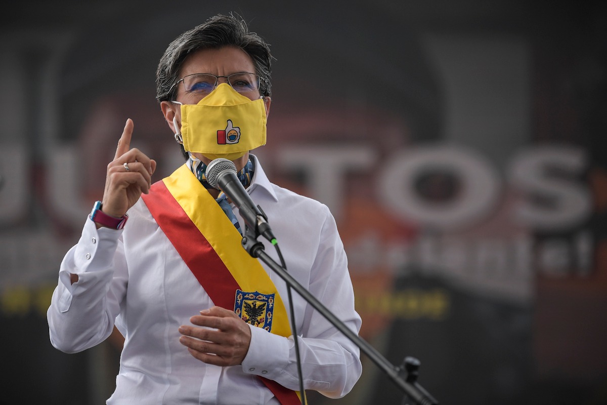 En fotos: así se vivió el homenaje a las víctimas del COVID -19 en el cumpleaños de Bogotá