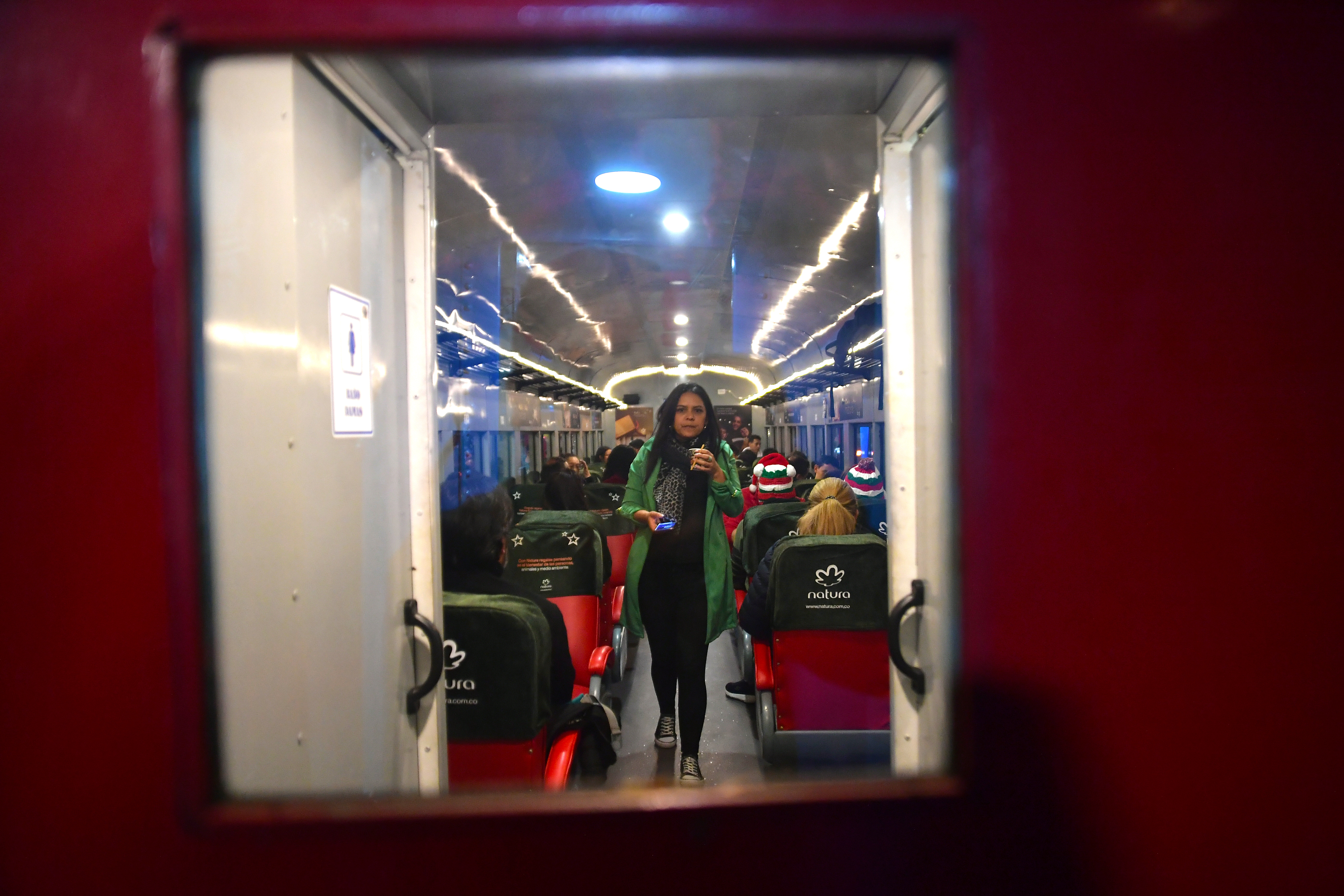 Tren de la Sabana en época decembrina