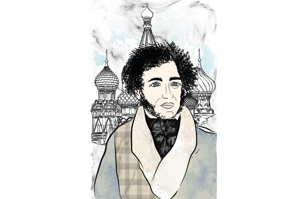 Aleksandr Pushkin en versión de María Camila Quiceno.
