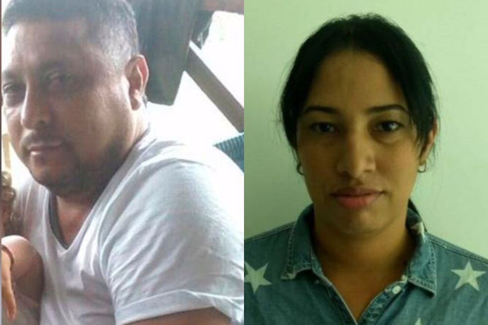Alias "Gavilán", quien murió en 2017 (izquiera) y su sobrina, quien se entregó a las autoridades en 2018.