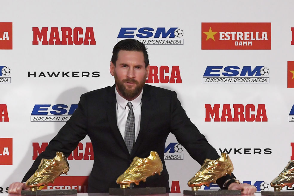 Lionel Messi obtuvo su quinta Bota de Oro