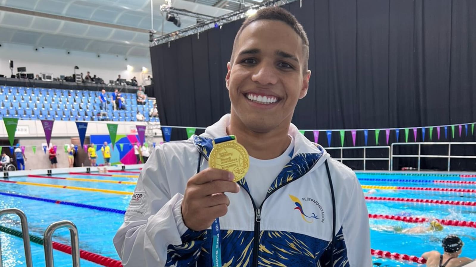 Carlos Daniel Serrano, oro y récord en el Mundial de Para Natación de Manchester