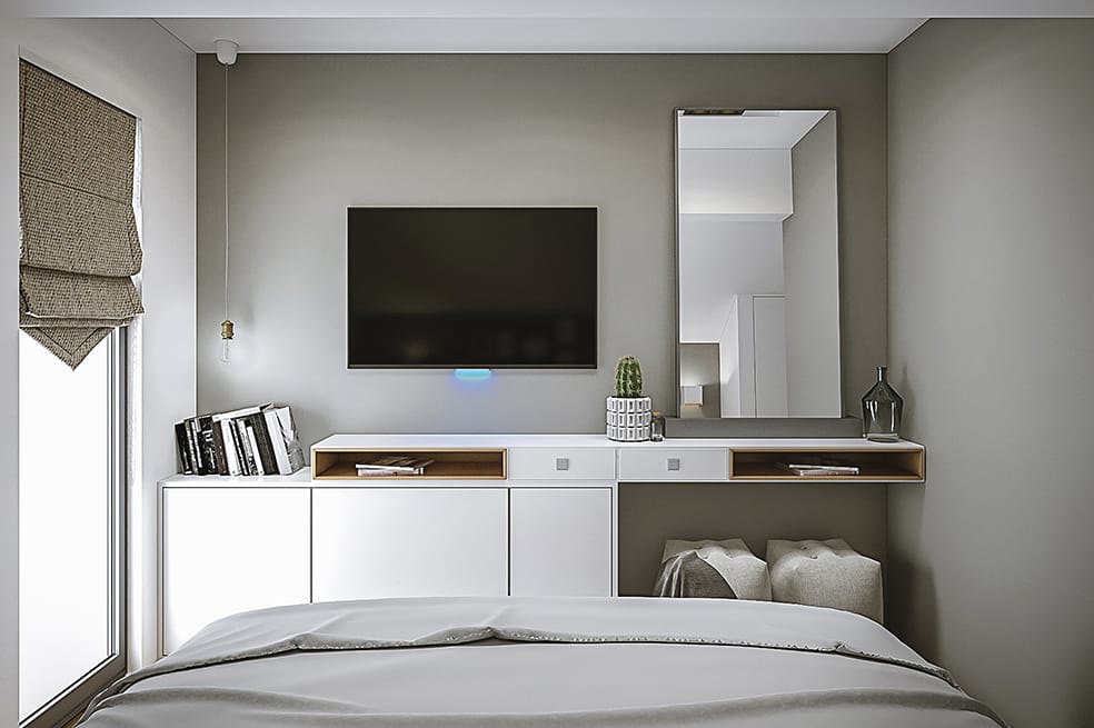 6 ideas para decorar habitaciones pequeñas y que se vean más amplias