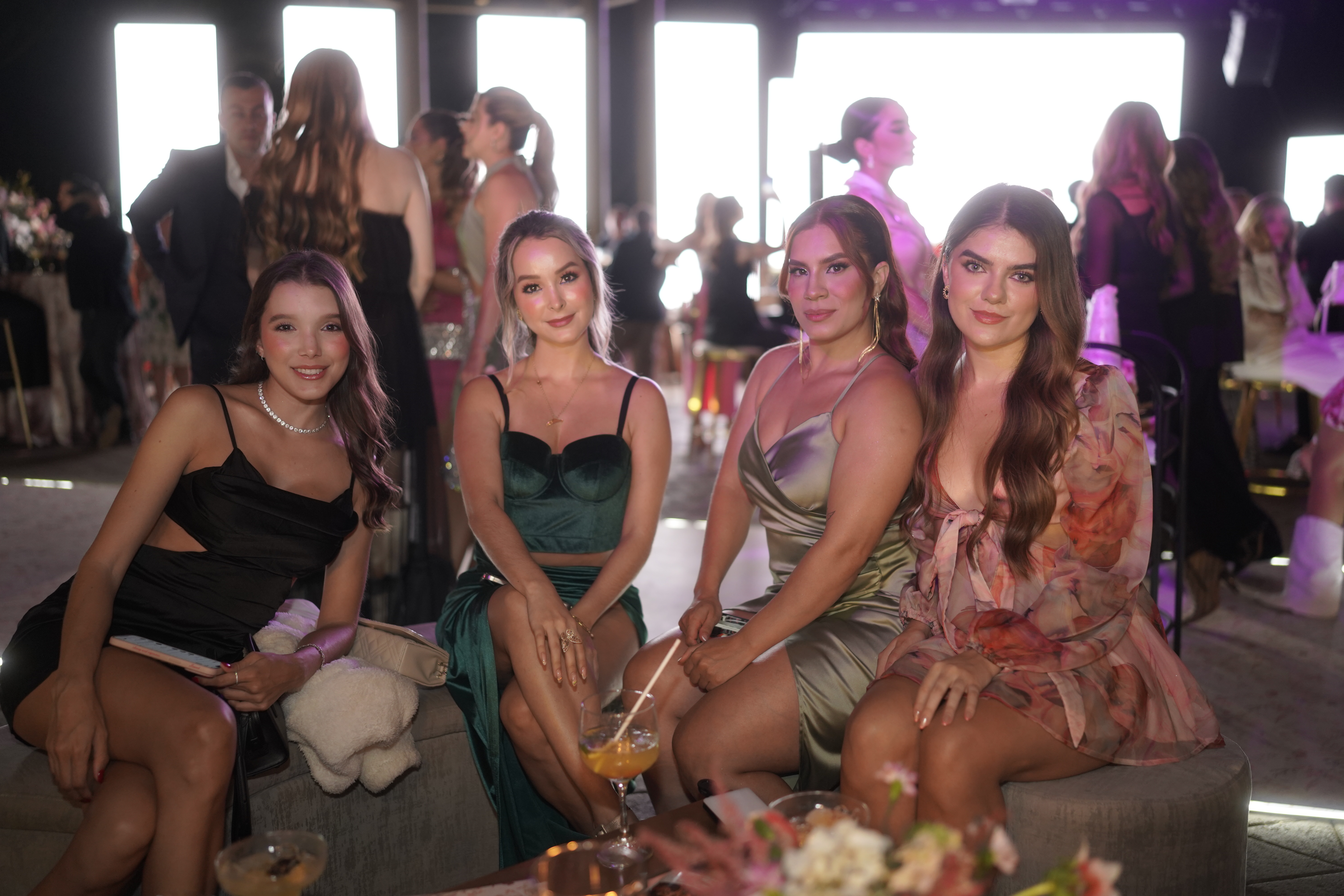 Invitadas al lanzamiento de Anyeluz Makeup.