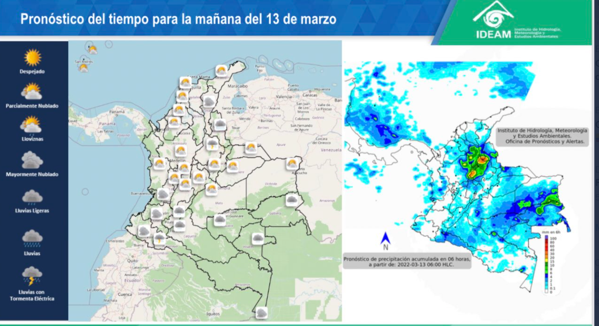 Imagen tomada del Ideam.