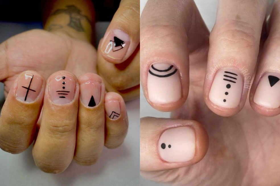 5 diseños de uñas para hombres sencillos y minimalistas