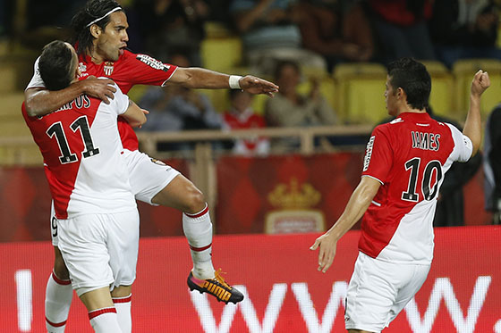 Falcao anotó en el empate del Mónaco con el Evian