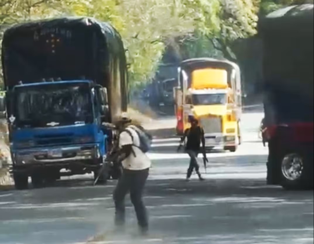 Denuncian presencia de hombres armados sobre la vía Panamericana, en Cauca