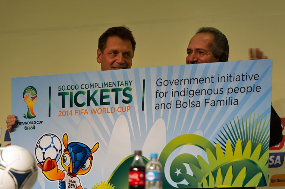 FIFA regalará 50 mil entradas para el Mundial Brasil 2014