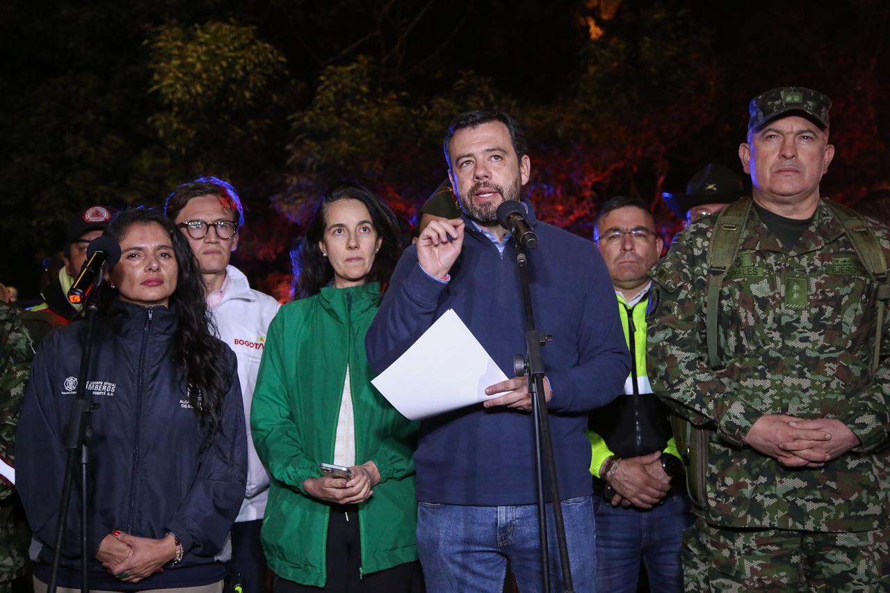 Positivo balance de incendios en Bogotá: cerro El Cable está controlado en un 95%