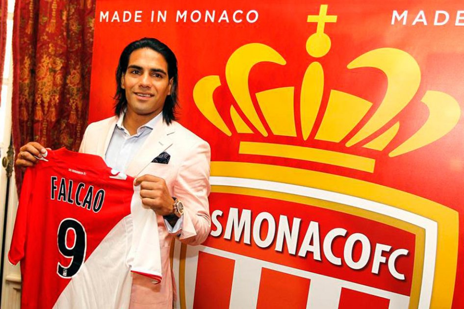 James y Falcao fueron presentados en el Mónaco
