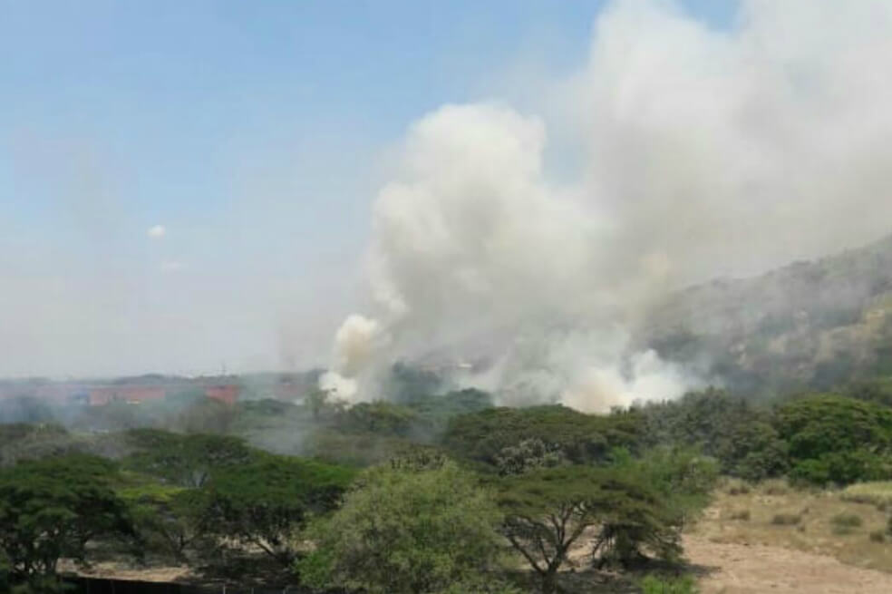 Incendio forestal consumió 35 hectáreas en Yumbo, Valle
