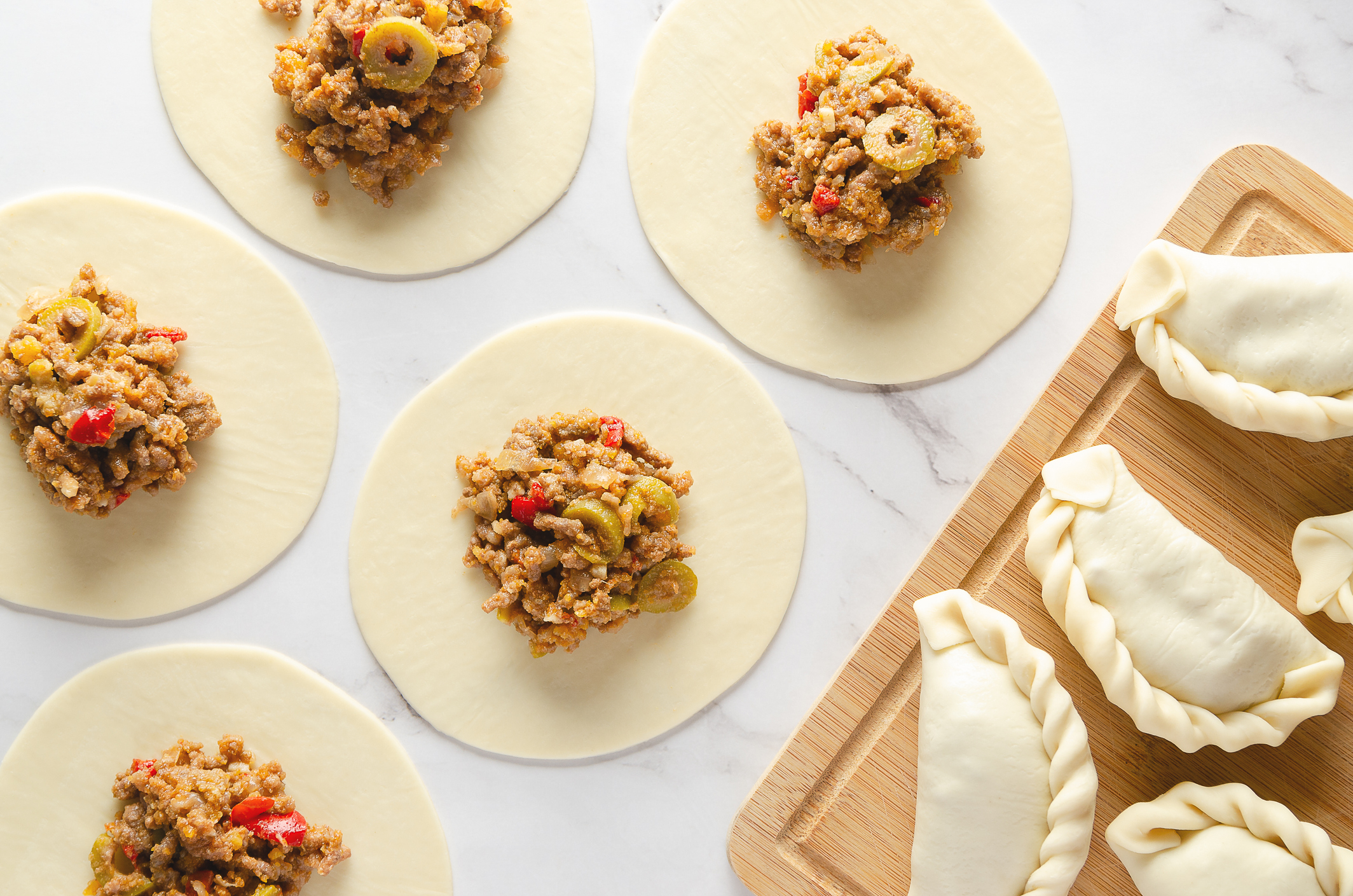 Paso a paso para hacer masa crocante para empanadas