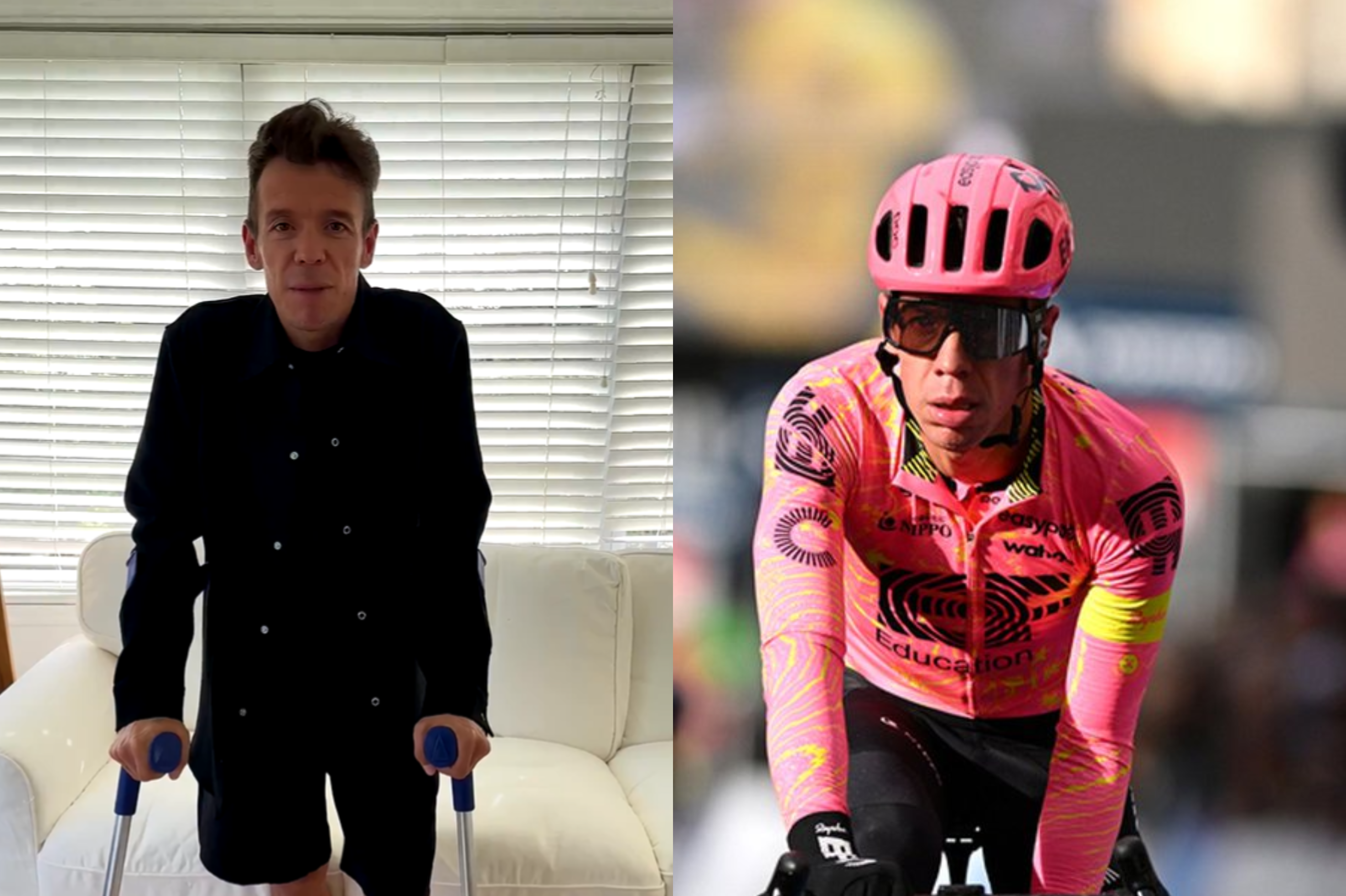 “Hay cosas peores”: Rigo habló de la caída que lo retiró de la Vuelta a España