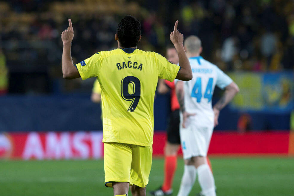 Carlos Bacca anotó en la victoria del Villarreal contra el Zenit