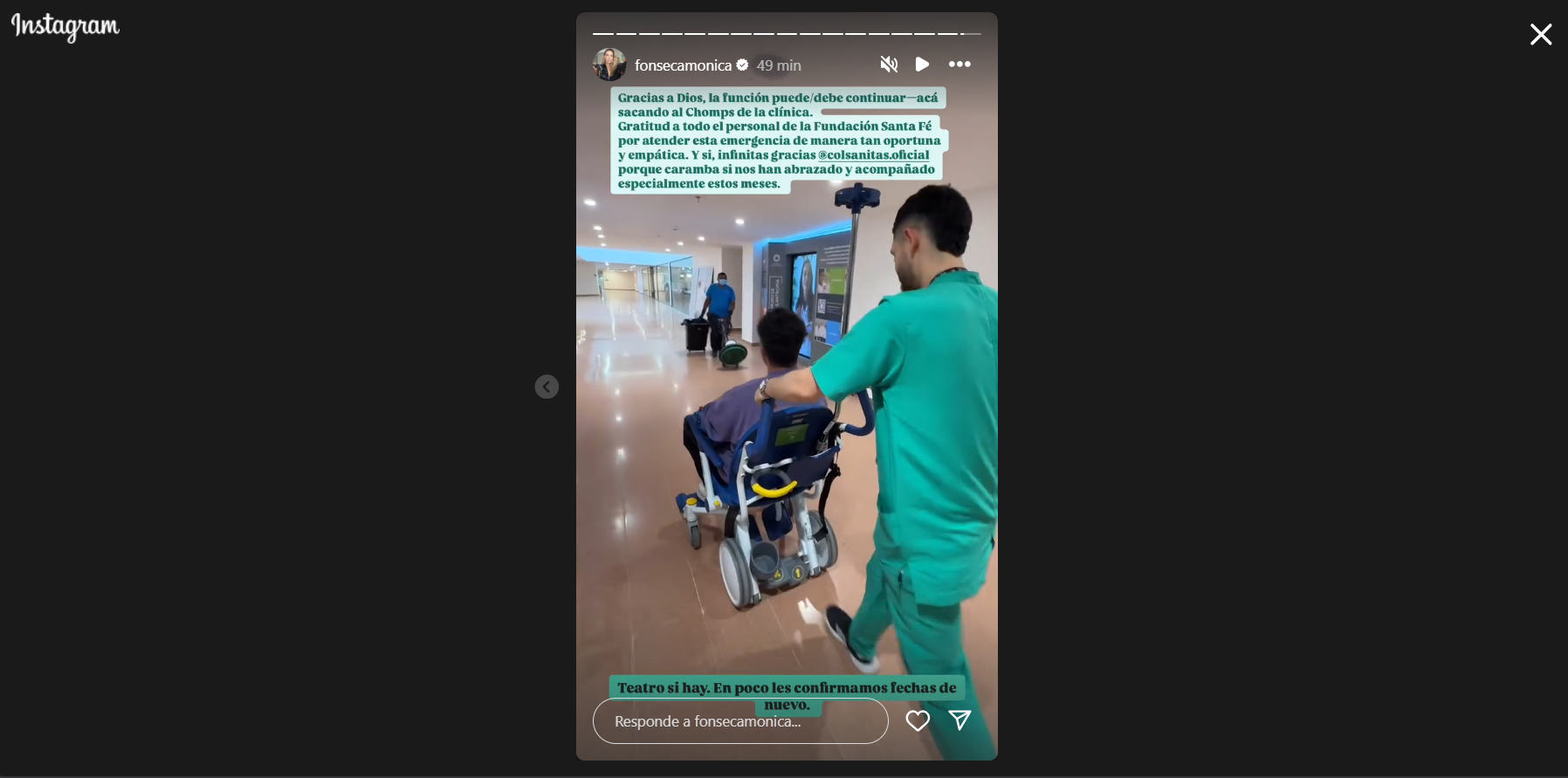 Salud de Juan Pablo Raba: Mónica Fonseca, su esposa, entregó nuevo reporte