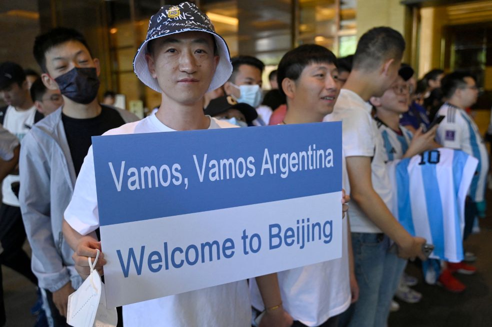 Messi en China.