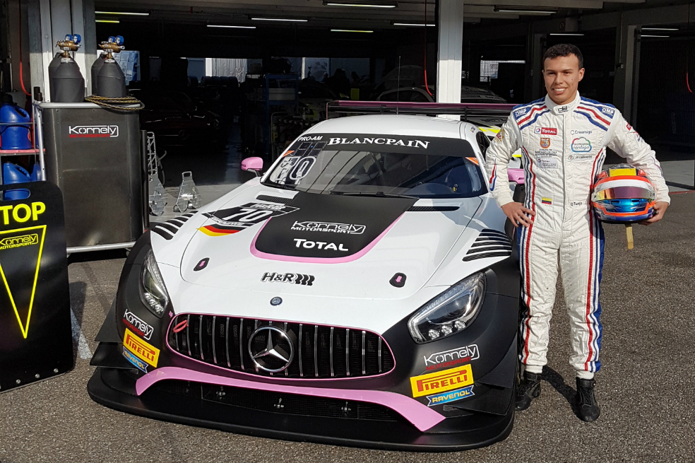 Óscar Tunjo arrancará temporada manejando un Mercedes Benz