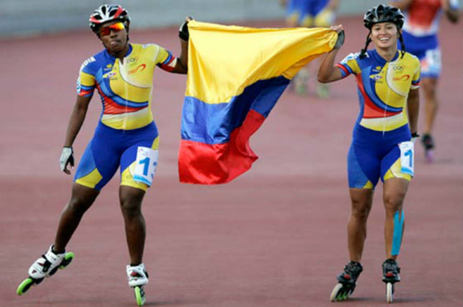 La historia del patinaje de carreras colombiano en los Centroamericanos