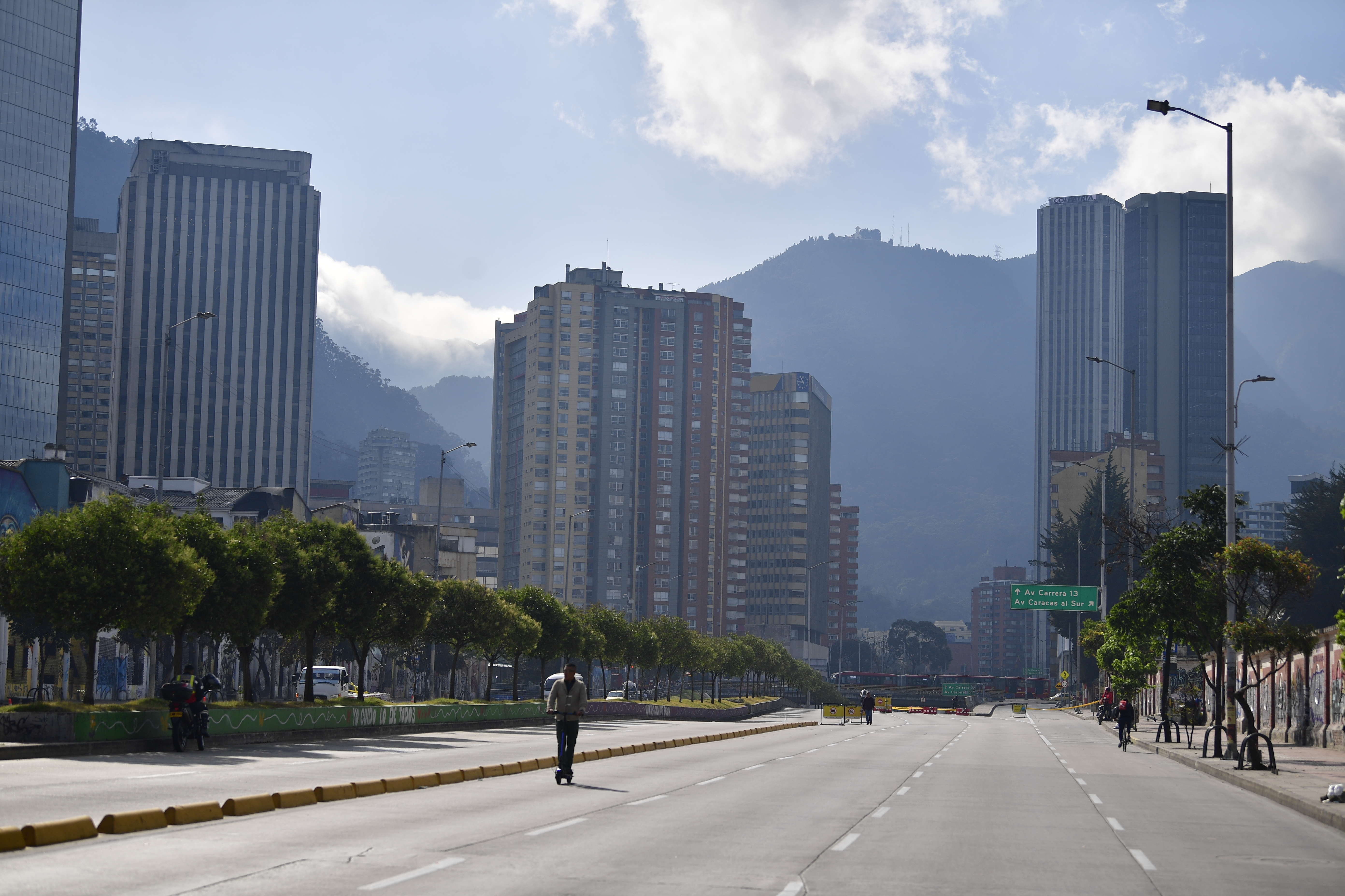 La velocidad promedio en los principales corredores viales de la ciudad fue de 27 km/h.