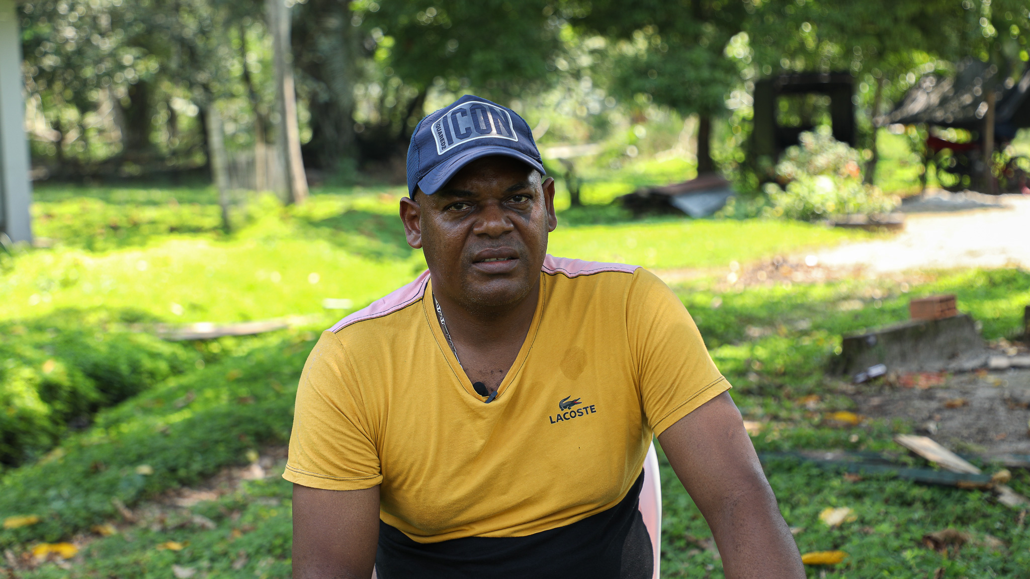 Nilson Moya Mena, líder y representante legal del Consejo Comunitario Las Acacias en Puerto Guzmán (Putumayo).