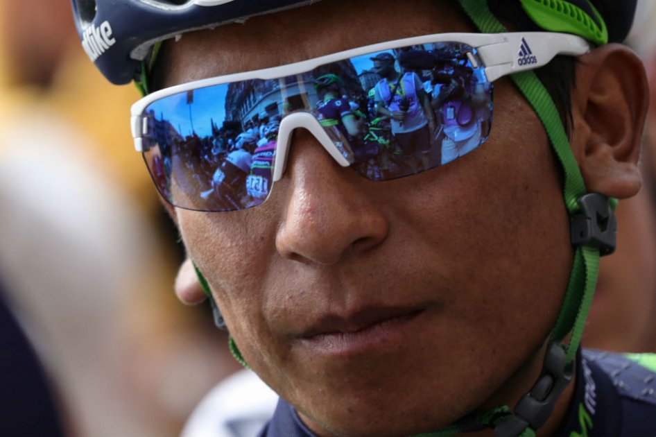 Nairo Quintana, pedalista del Movistar Team. Foto: AFP
