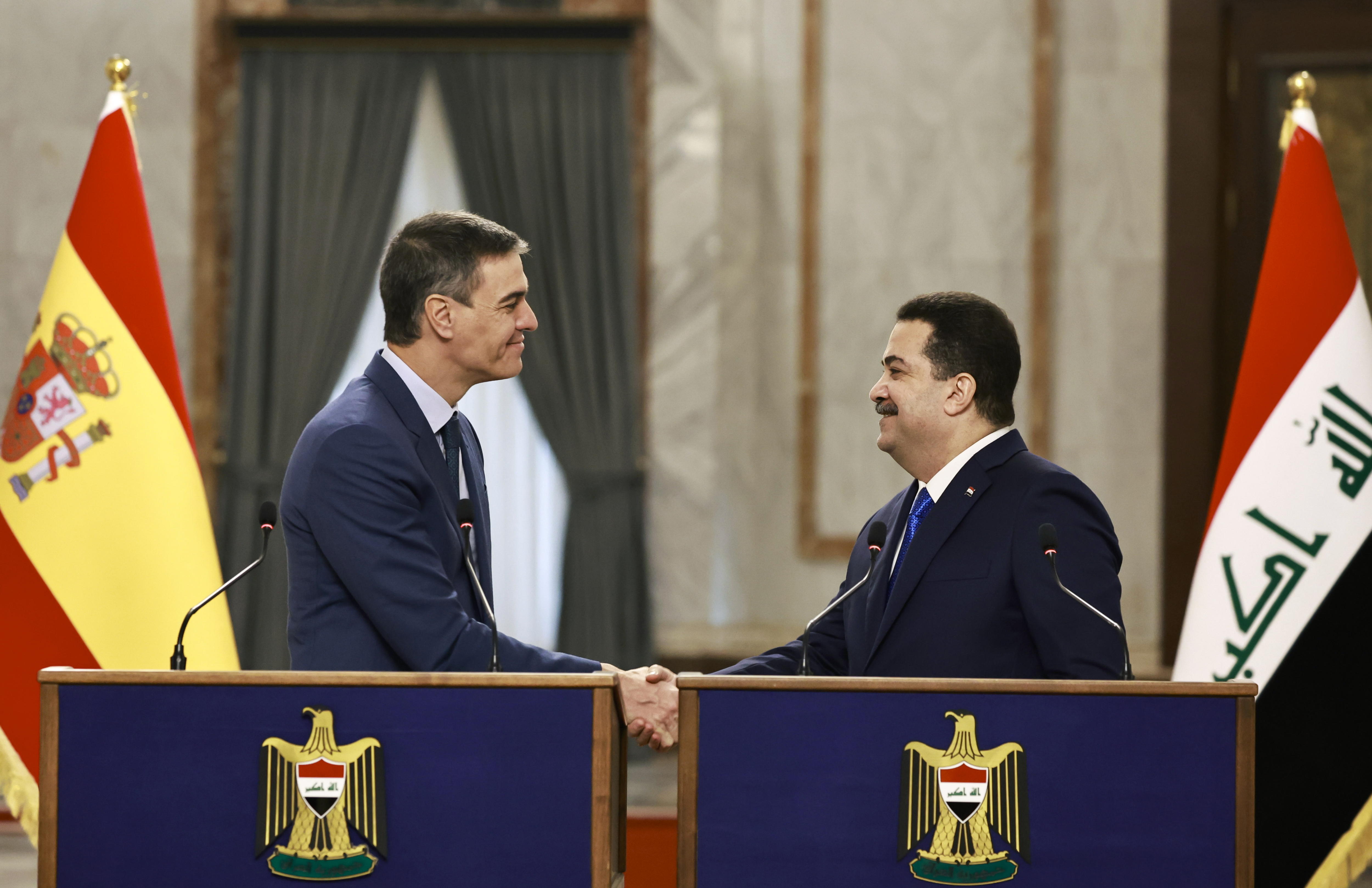El español Pedro Sánchez en Irak: “Apoyaremos la unidad, soberanía y estabilidad”