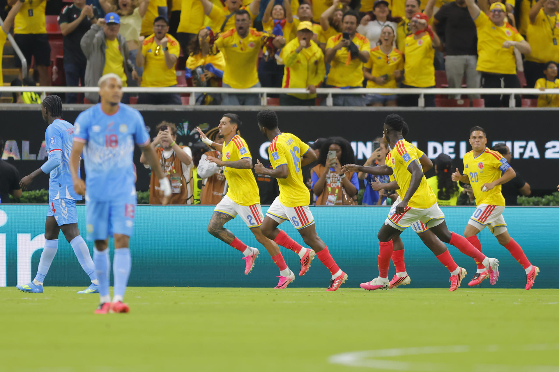 Vea el gol de Daniel Muñoz con el que Colombia venció a RD Congo: video