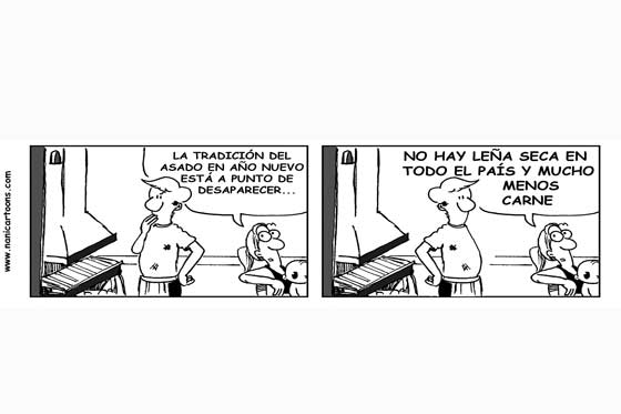 Asado en año nuevo