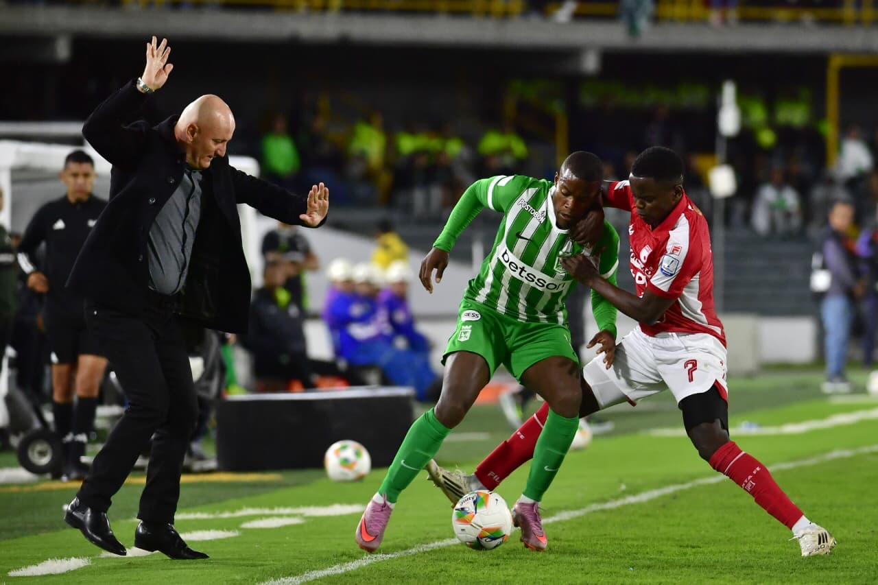 Liga BetPlay 2026: Santa Fe 1-2 Atlético Nacional