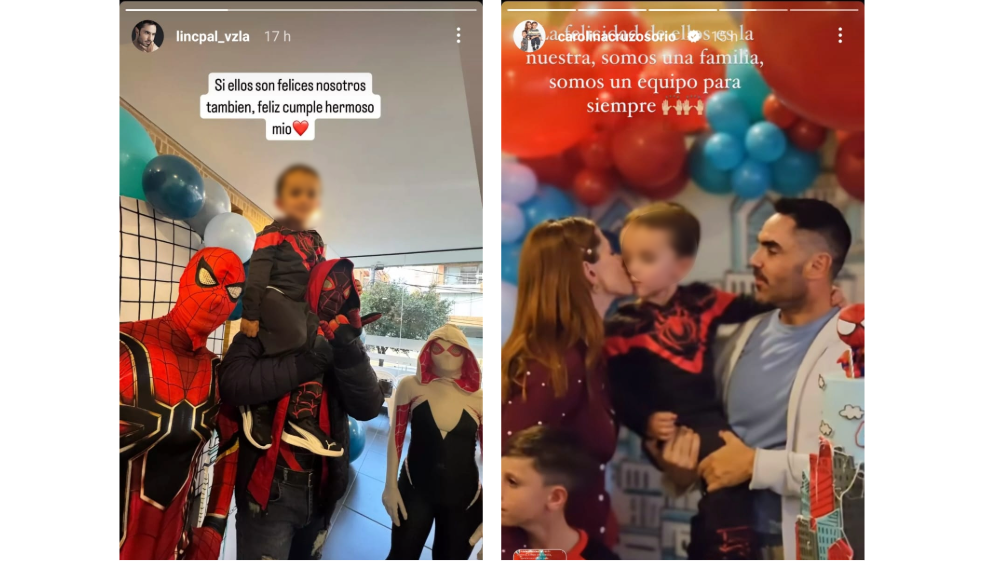 Carolina Cruz y Lincoln Palomeque celebraron fecha especial junto a sus hijos