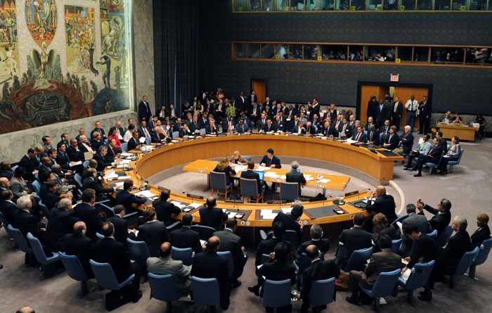 Cumbre sobre la No Proliferación de Armas Nucleares y Desarme en la sede de Naciones Unidas en Nueva York. El Consejo de Seguridad de Naciones Unidas votó por unanimidad a favor de detener la proliferación de armas nucleares en aras de un mundo más seguro para todos y sin armas nucleares. 
