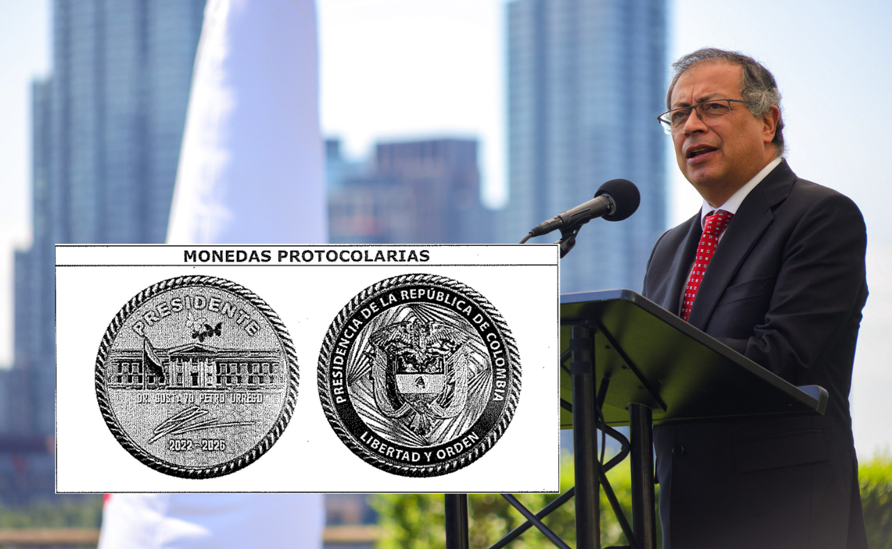 Al igual que Duque, el presidente Petro también tendrá una moneda protocolaria