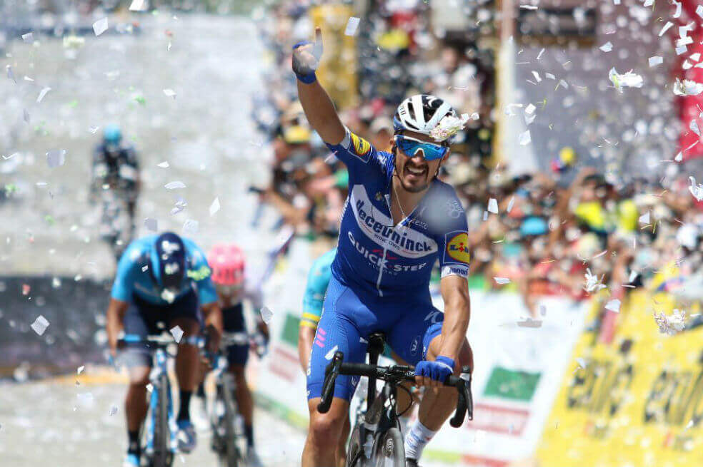 Alaphilippe espera ganarle el duelo a Valverde en la Flecha Valona