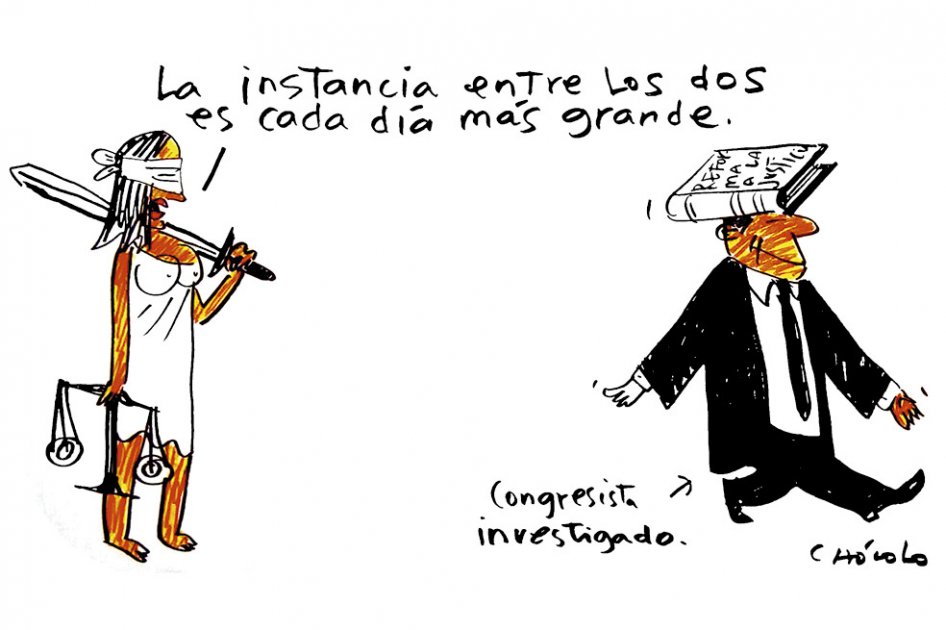 La distancia entre los dos…