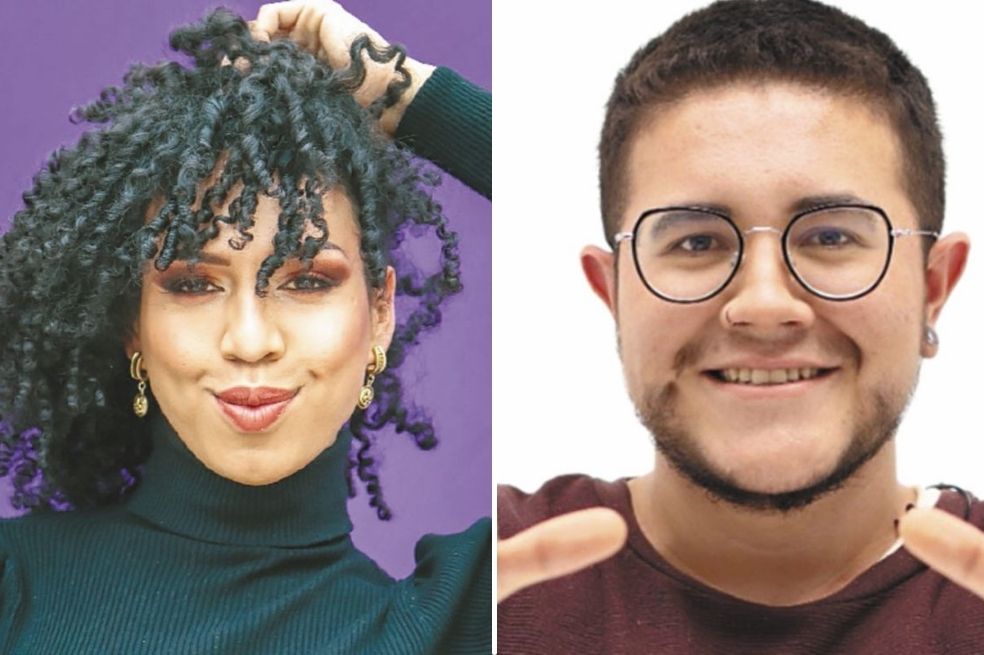 Jahira Quintero y Tomás Anzola, de la Fundación Grupo de Acción y Apoyo a Personas Trans.