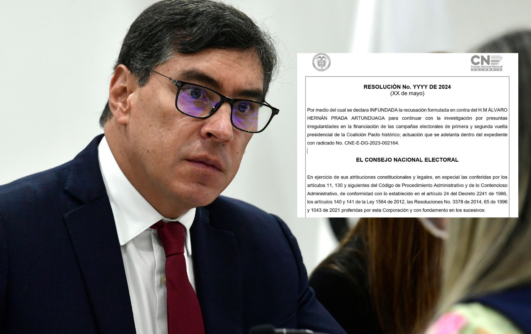 Esta es la ponencia que mantendría a Álvaro Hernán Prada como investigador de Petro