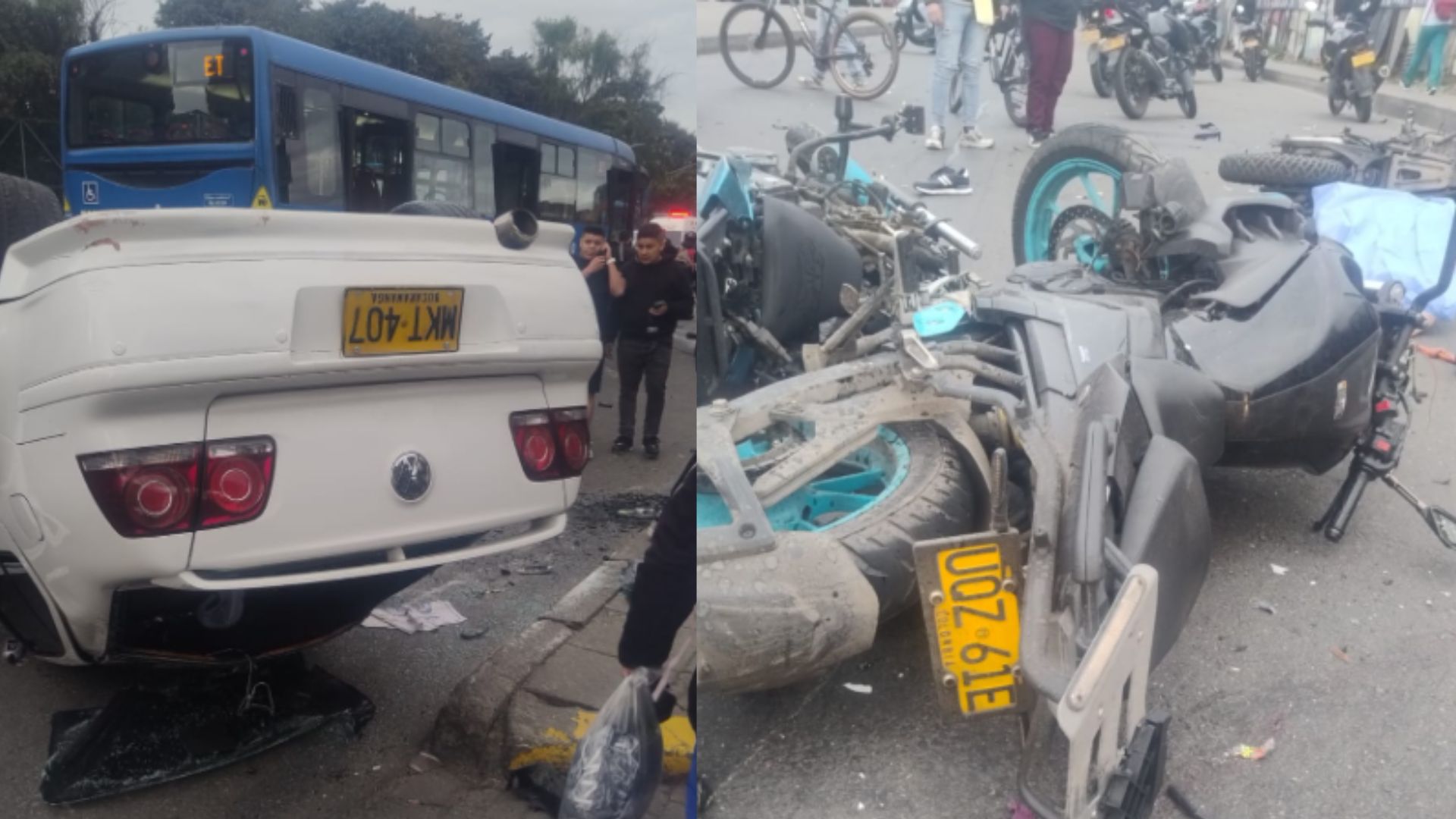 Fuerte choque en la avenida Mutis dejó dos muertos: esto es lo que se sabe
