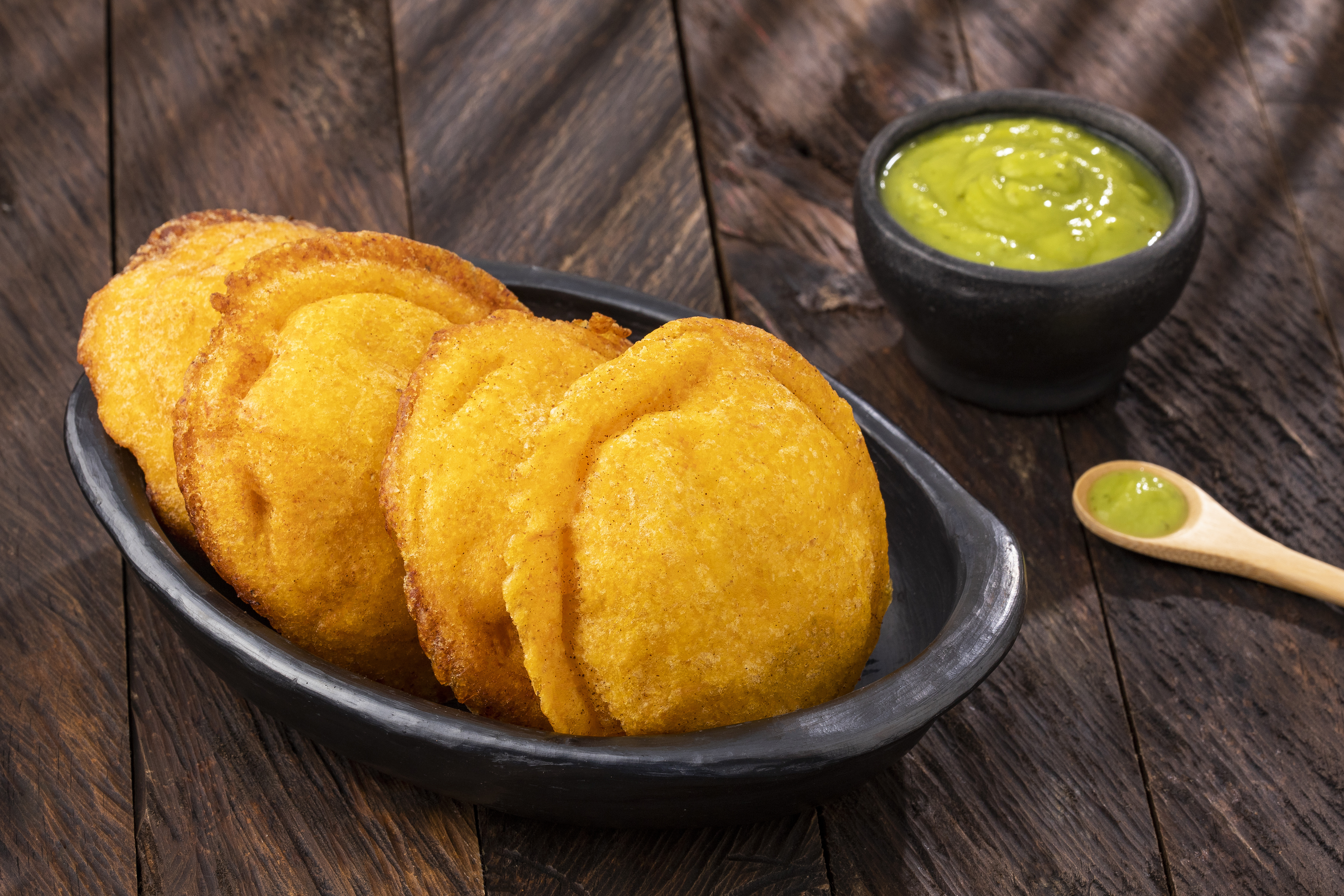 Arepas fritas rellenas, una propuesta para disfrutar