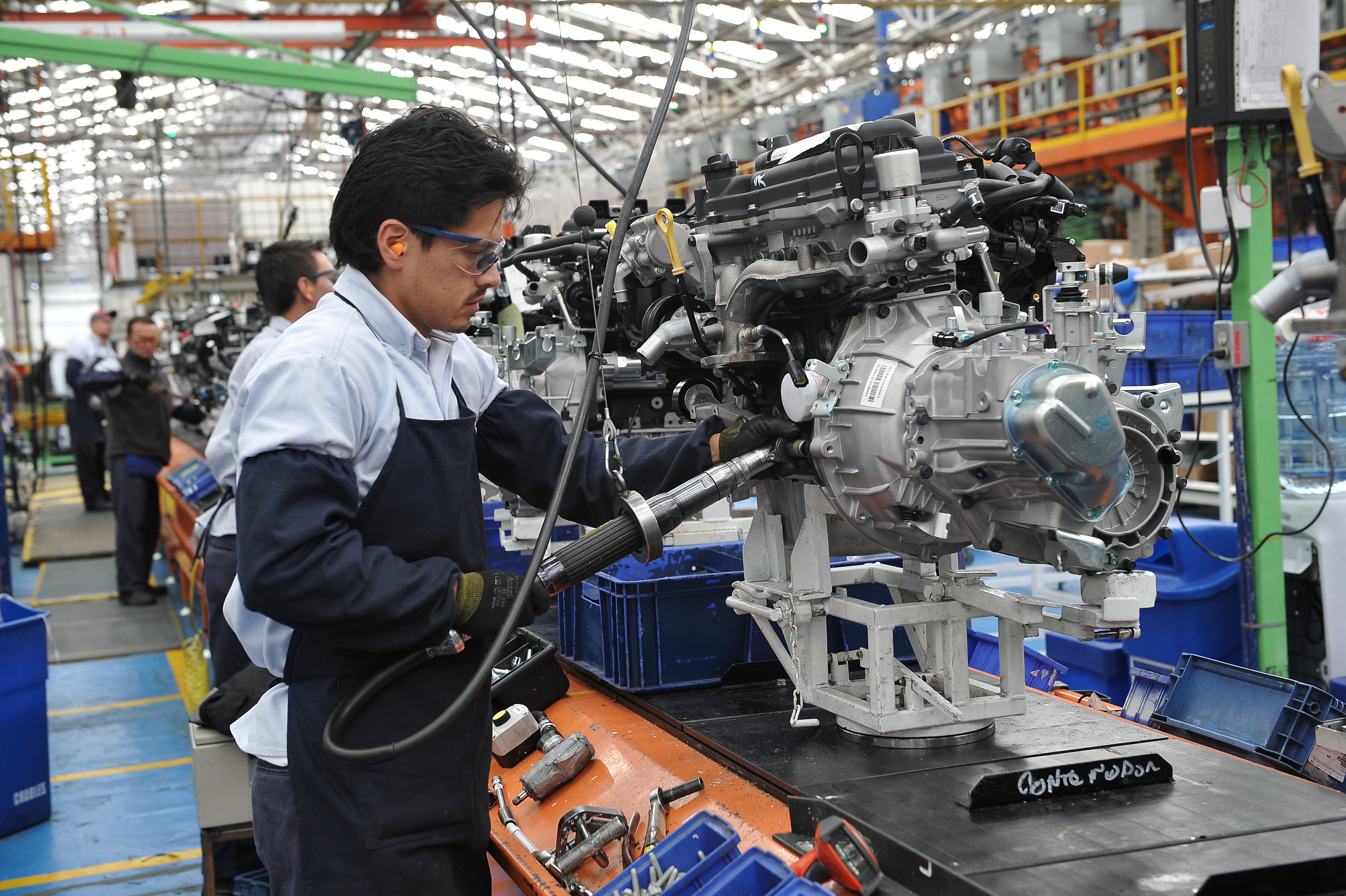 Aspectos generales de la planta de ensamblado y fabricación de general motors Colmotores, ubicada al sur de Bogotá.