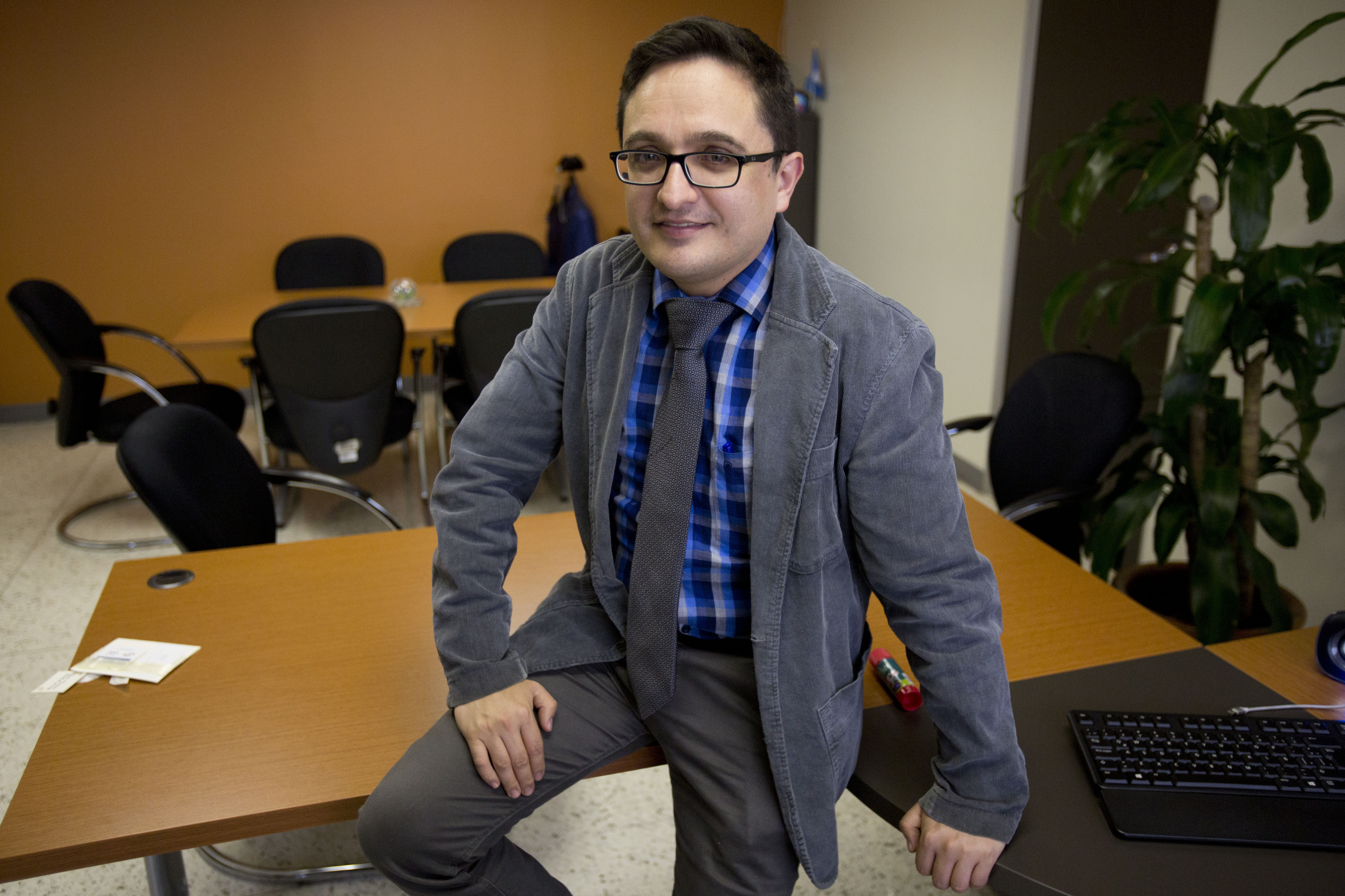 Juan Francisco Sandoval, exjefe de la Fiscalía Especial Contra la Impunidad de Guatemala . (AP Photo/Moises Castillo, File)