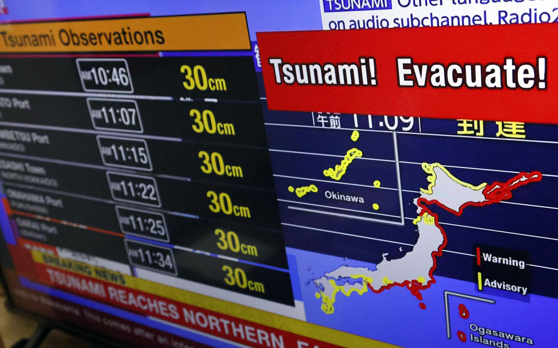 Muere mujer en Japón al caer por un barranco mientras huía del tsunami