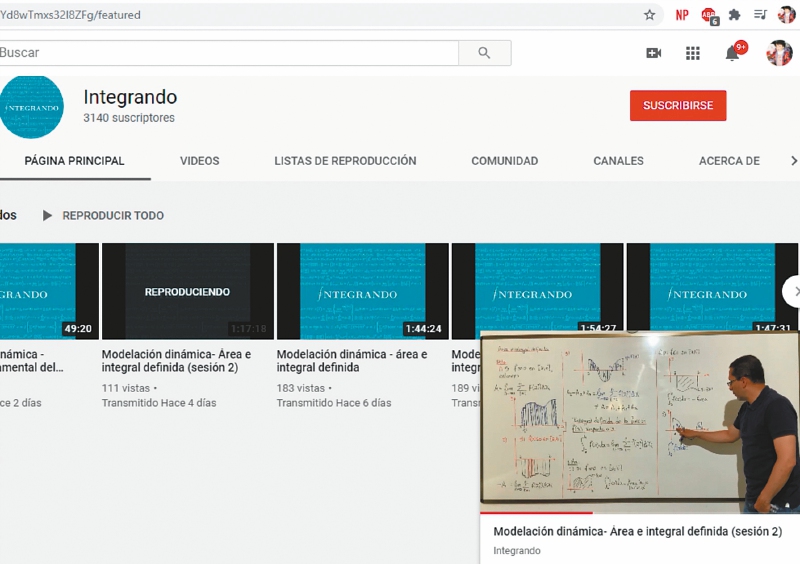 El profesor que ha dado clases en Youtube durante la pandemia