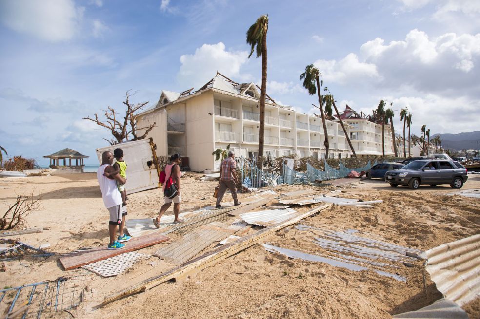 San Martín, la isla golpeada por el huracán que todos olvidaron
