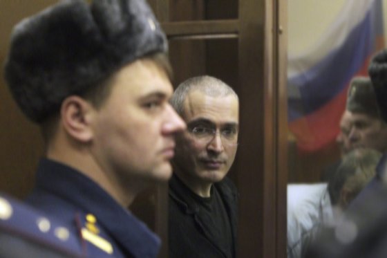 Mijaíl Jodorkovski, durante un juicio celebrado en Moscú (Rusia)./ Archivo EFE
