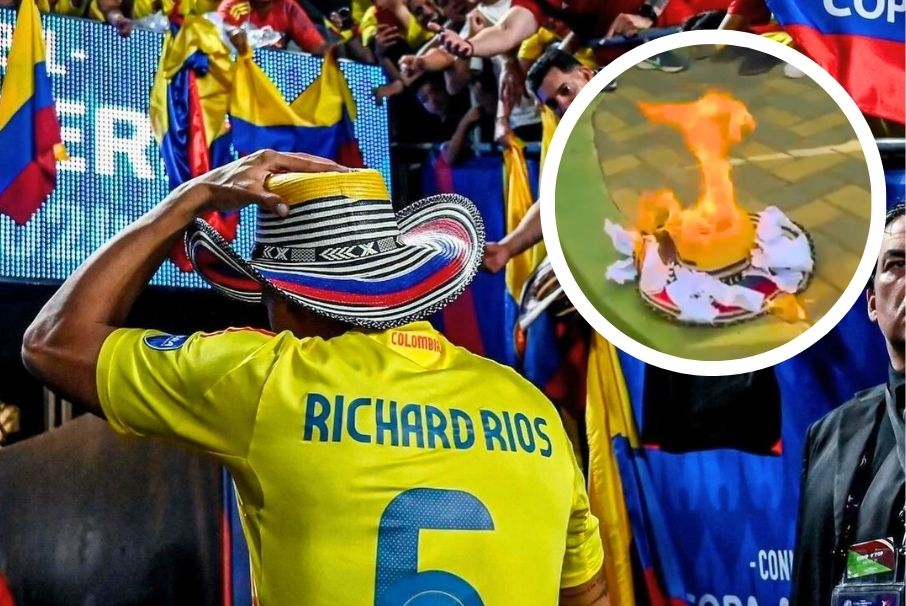 ¡Increíble! Alcalde quemó el sombrero de Richard Ríos tras la Copa América