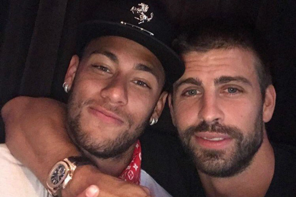 La historia detrás de la foto de Piqué y Neymar
